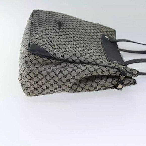 CELINE Macadam Canvas Hand Bag Gray Auth - Picture 5 of 16